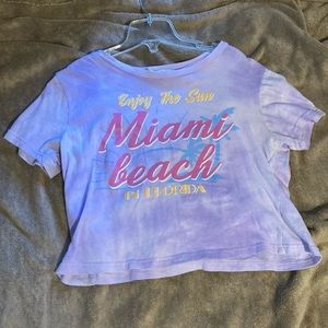 Casual multi colored crop top size M